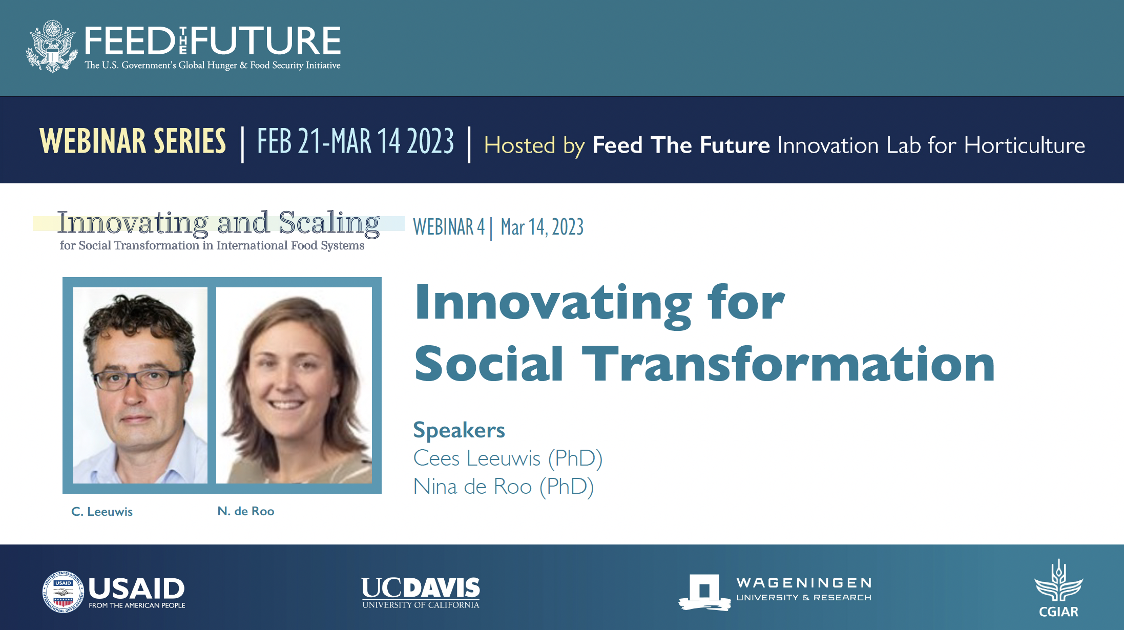 Webinar 4: Innovating for Social Transformation cover