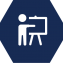 Icon for 'Extension and Training' shows teacher at chalkboard