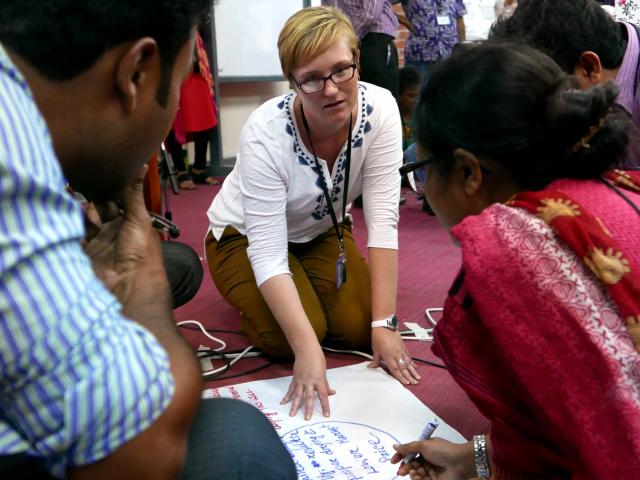 young professionals working together in Bangladesh
