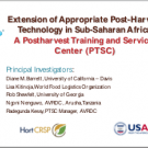 Opening a regional postharvest training and services center for Sub-Saharan Africa
