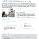 Fact sheet - CoolBot provides low-cost, effective cooling