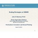 Slides: Scaling strategies at USAID