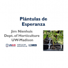 "Plántulas de Esperanza, Jim Nienhuis, Dept. of Horticulture, UW-Madison" title slide