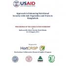 Proceedings of the consultation workshop on enhancing nutritional security with vegetables and fruits in Bangladesh 