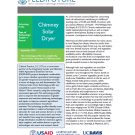 Chimney solar dryer: Gender and nutrition technology profile cover