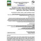 Cover image of journal article: Dynamics of Soil Carbon, Nitrogen and Soil Respiration in Farmer’s Field with Conservation Agriculture, Siem Reap, Cambodia 