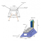 Technical illustrations of mixed modes solar dryer design