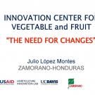 "The need for changes, Julio López Montes" title slide