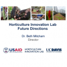 Horticulture Innovation Lab future directions - title slide