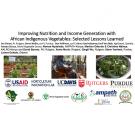 Title slide from Improving Nutrition and Income Generation with African Indigenous Vegetables