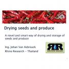 Title Slide: Drying seeds and produce (chiles pictured)
